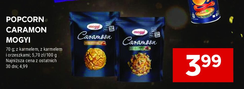 Popcorn karmelowy Mogyi promocja