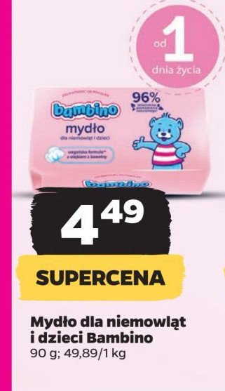 Mydło Bambino promocja