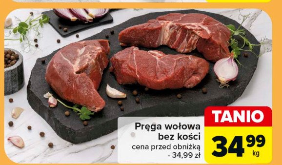 Pręga wołowa bez kości promocja