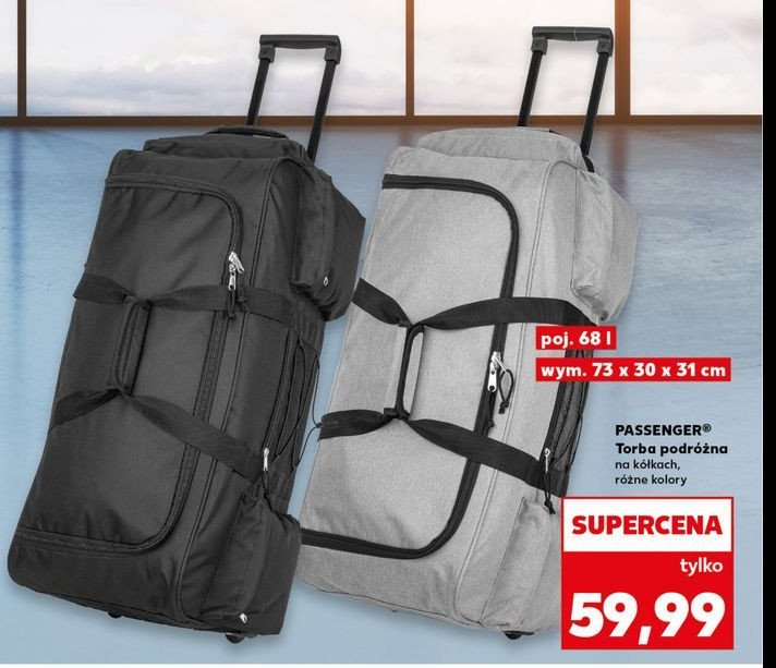 Torba podróżna na kółkach K-classic passenger promocja w Kaufland