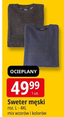 Sweter męski promocja w Leclerc