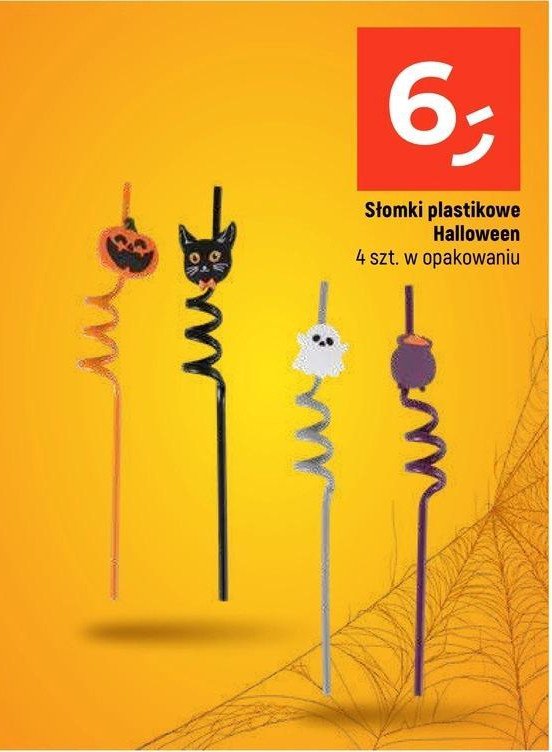 Słomki halloween promocja