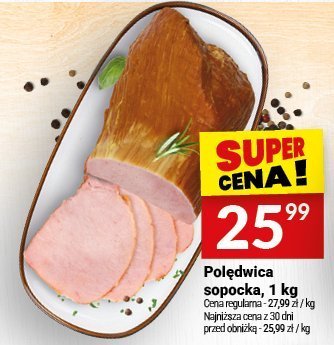 Polędwica sopocka 1 kg promocja w Twój Market
