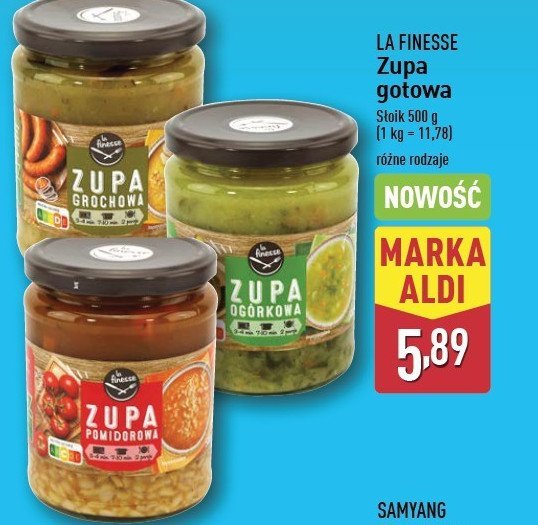 Zupa ogórkowa La finesse promocja