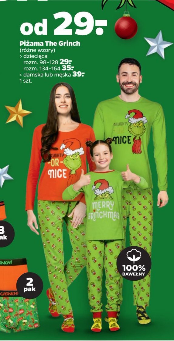 Piżama męska the grinch promocja