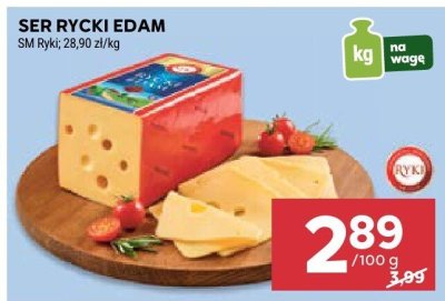 Ser Rycki Edam SM Ryki promocja w Stokrotka