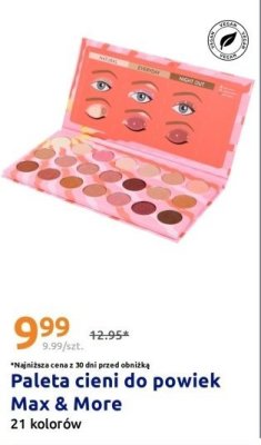 Paleta cieni do powiek 21 kolorów promocja w Action