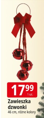 Zawieszka dzwonki 46 cm, różne kolory promocja w Leclerc