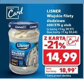 Filety 艣ledziowe po wiejsku Lisner promocja