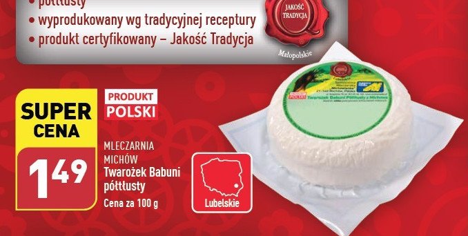 Twaróg połtłusty MIECHÓW promocja