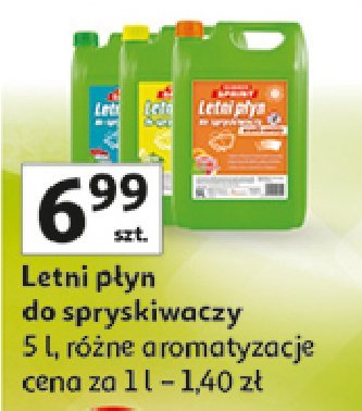 P艂yn letni do spryskiwaczy grejpfrut z pomara艅cz膮 SUMMER SPRINT promocja