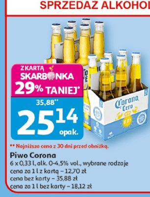 Piwo promocja w Auchan