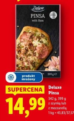 Pinsa Deluxe z szynką  promocja w Lidl