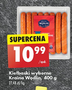 Kiełbaski wyborne Kraina wędlin promocja