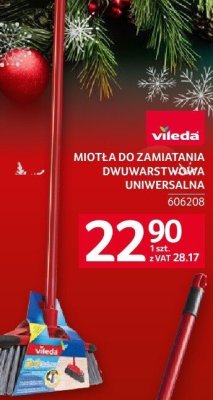 Miotła VILEDA MIOTŁA DO ZAMIATANIA DWUWARSTWOWA UNIWERSALNA promocja w Selgros