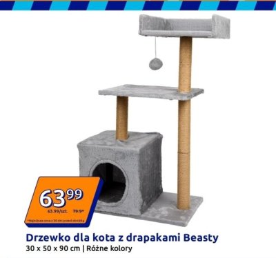 Drzewko dla kota z drapakami  promocja w Action
