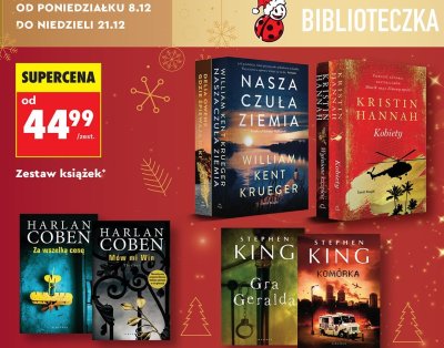 Zestaw książek - Harlen Coben promocja w Biedronka