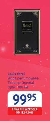 Woda perfumowana Louis Varel Extreme Oriental damska promocja w Drogerie DM