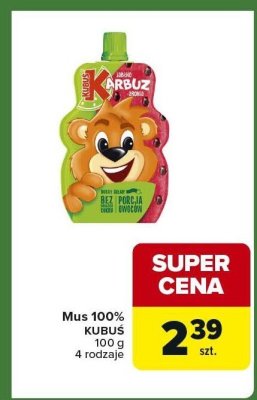 Mus 100% KUBUŚ promocja w Carrefour Express