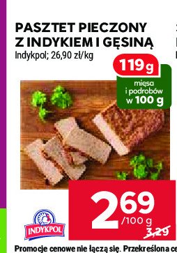 Pasztet pieczony z indykiem i gęsiną Indykpol promocja