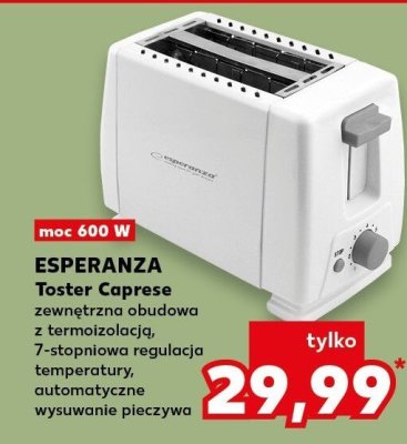 Toster Caprese promocja w Kaufland