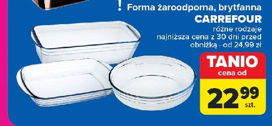 Forma żaroodporna okrągła Carrefour promocja