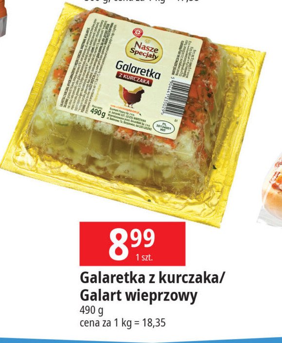 Galaretka wieprzowa Wiodąca marka nasze specjały promocja