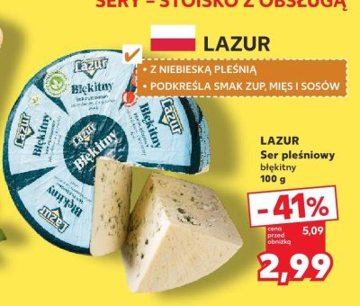 Ser pleśniowy błękitny promocja w Kaufland