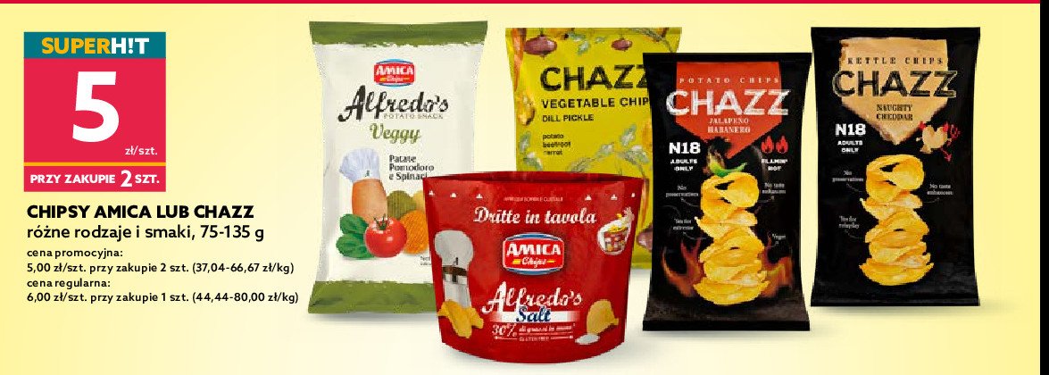Chipsy salt AMICA CHIPS promocja