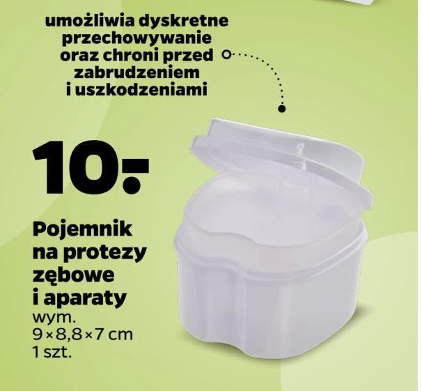 Pojemnik na protezę promocja