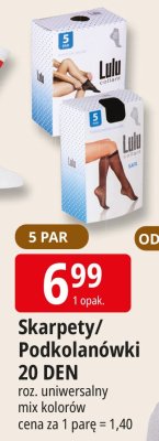 Skarpety Lulu collant 20 DEN promocja w Leclerc