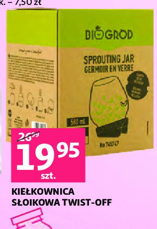 Kie艂kownica s艂oikowa twist-off Biogr贸g promocja