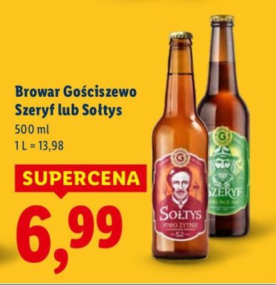 Piwo kraftowe Sołtys promocja w Lidl