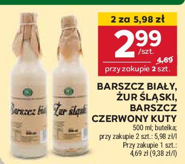 Barszcz bia艂y J. KUTY promocja