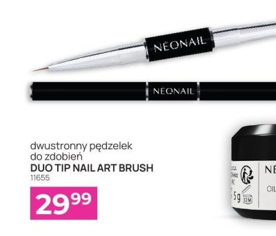 Dwustronny pędzelek do zdobień DUO TIP NAIL ART BRUSH 11655 promocja w NEONAIL & NEO MAKE UP
