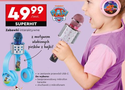 Słuchawki z mikrofonem promocja w Biedronka