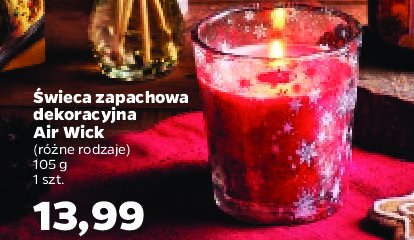 Świeca korzenna jeżyna z żurawiną pudełko Air wick candle essential oils promocja