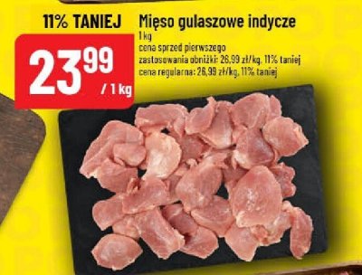 Mięso gulaszowe indycze promocja w POLOmarket