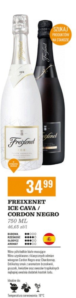 Wino Freixenet cava cordon negro promocja