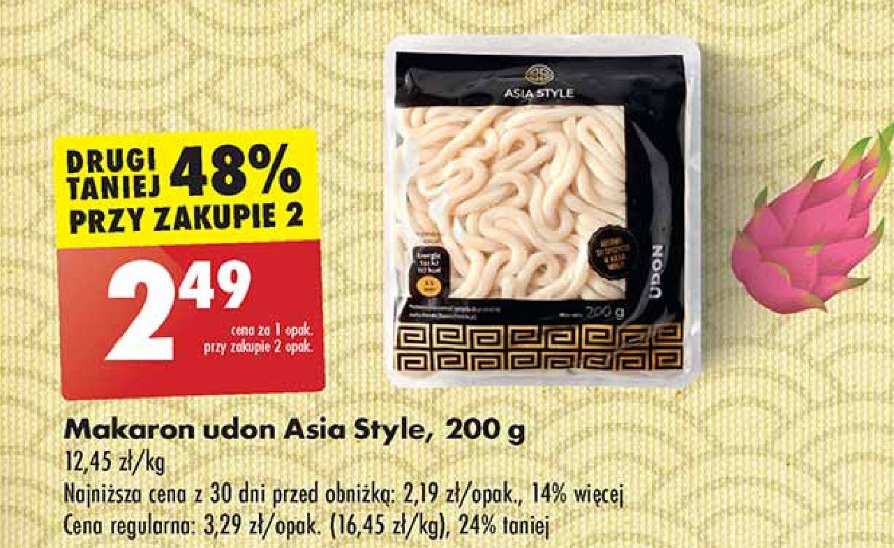 Makaron udon Asia flavours promocja