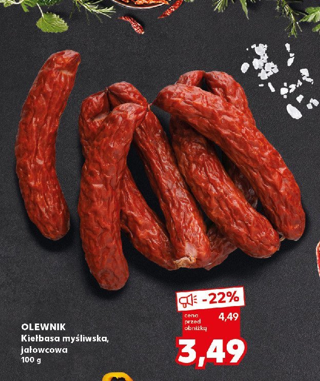 Kiełbasa myśliwska Olewnik promocja