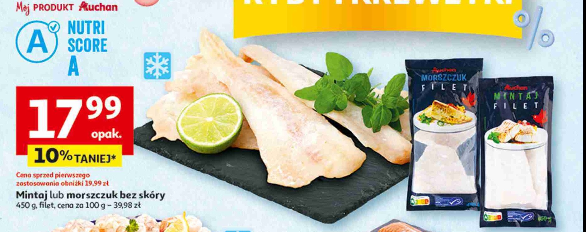 Filet z morszczuka argentyńskiego Auchan promocja