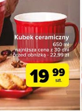 Kubek ceramiczny 650 ml promocja