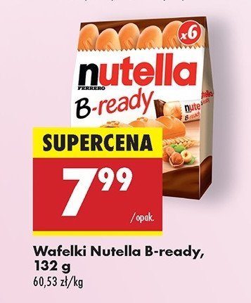 Chlebki z nadzieniem Nutella b-ready promocja