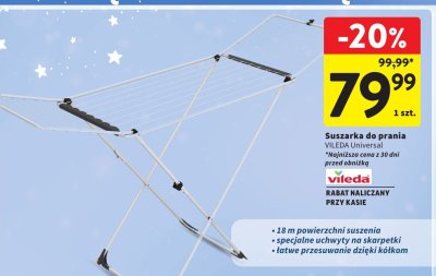 Suszarka do prania VILEDA Universal promocja w Intermarche
