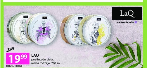 Peeling do ciala dzikus z lasu Laq promocja