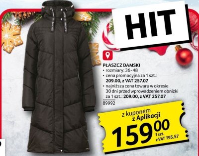 Płaszcz damski promocja w Selgros