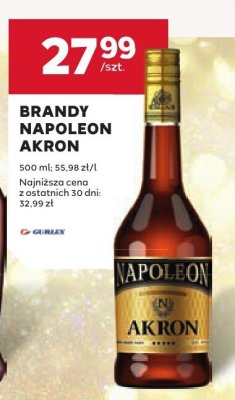 Brandy NAPOLEON AKRON promocja w Stokrotka