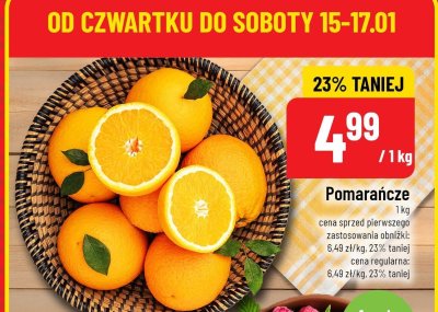 Pomarańcze promocja w POLOmarket