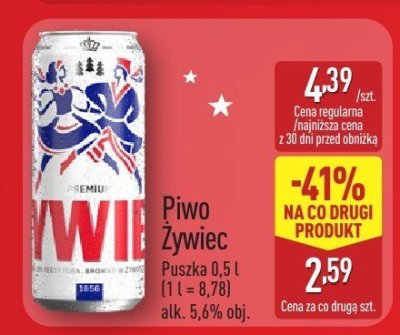 Piwo Żywiec promocja w Aldi